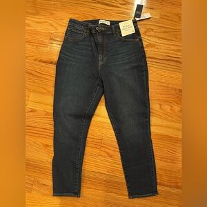 Abercrombie & Fitch Dark Indigo Skinny Jeans 30short
